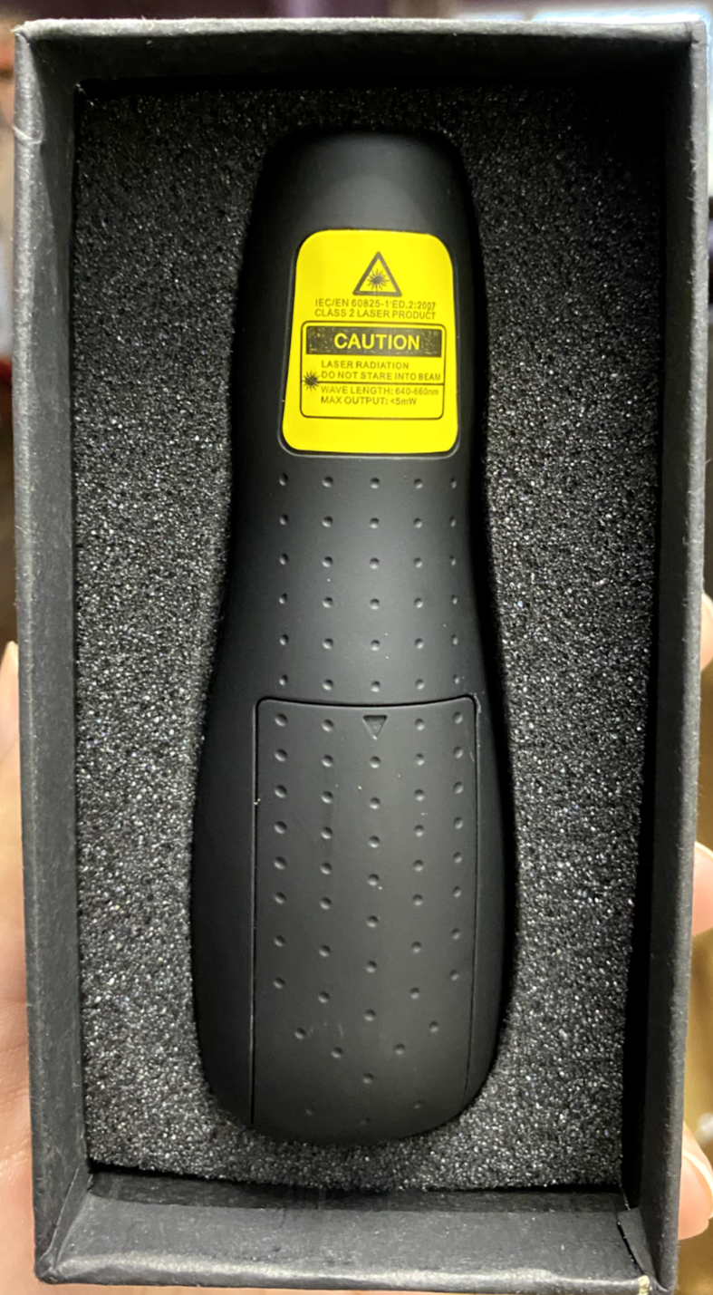 Wireless presenter with laser pointer- USB receiver