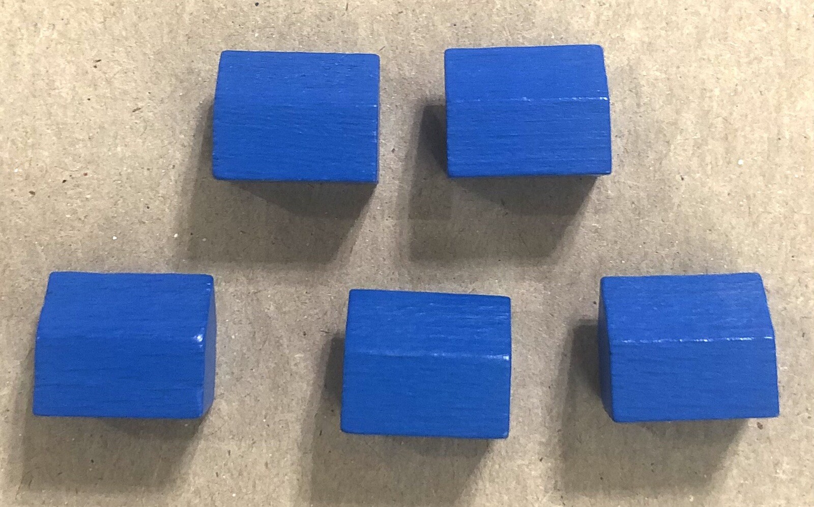 Catan 2020 Replacement Part - Blue Settlements