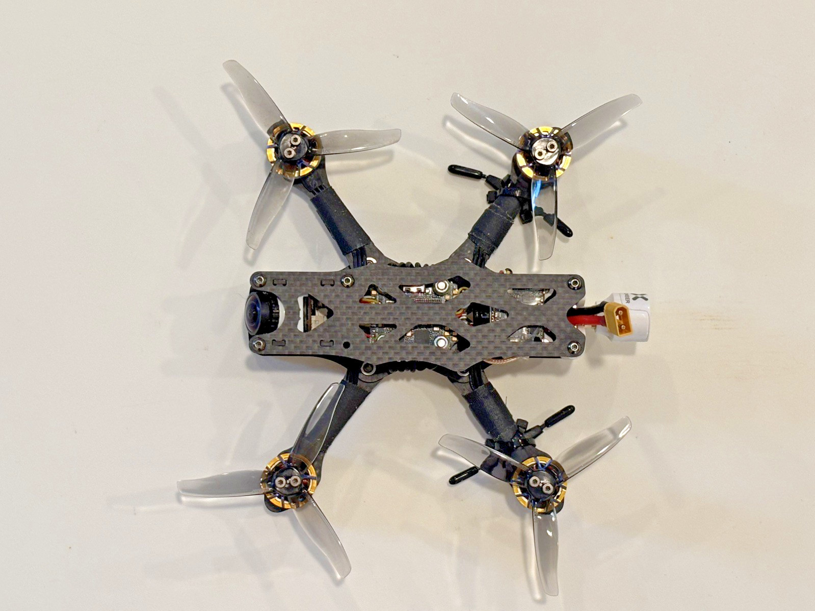 Complete FPV Drone Setup — Self-Built 3" 4S Freestyle Quad w/ Controller, Goggle