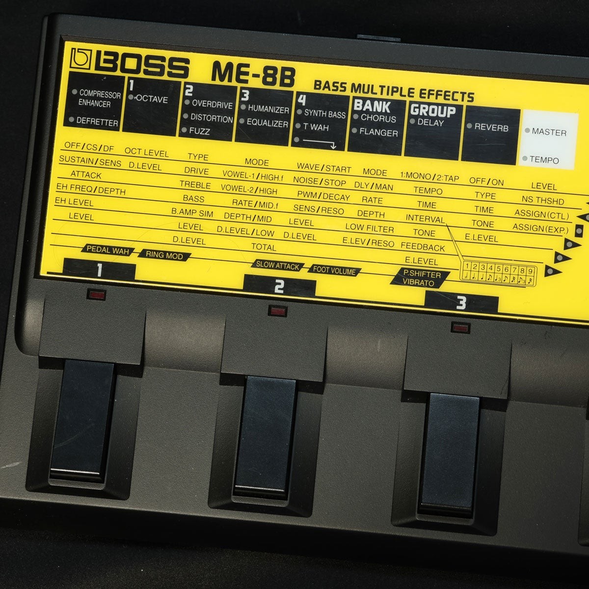 BOSS ME-8B Baas guitar multi-effects pedal Used