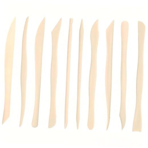 10 Set Pcs Clay Sculpting Tools - Different Shapes - Plastic 100 Classic Style
