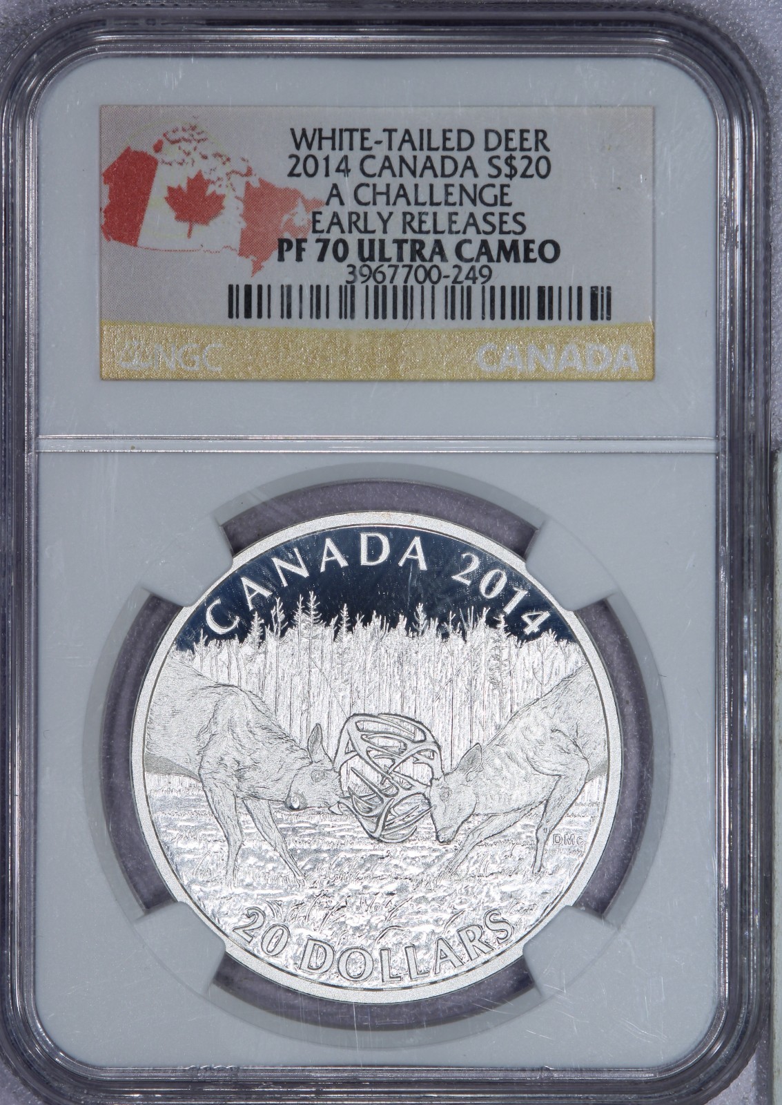 2014 Canada $20 NGC PF70 Ultra Cameo White-Tailed Deer - A Challenge