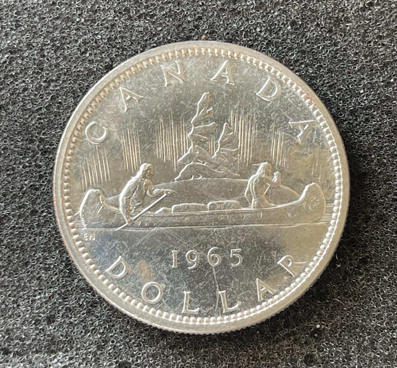 1965 Canada Silver Dollar "Voyageur"..TM1674