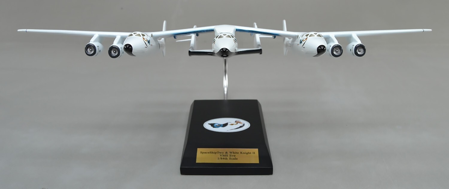 SS2 WK2 - SPACESHIP TWO WHITE KNIGHT 2  1/84 SCALE-VSS ENTERPRISE-NEW IN BOX