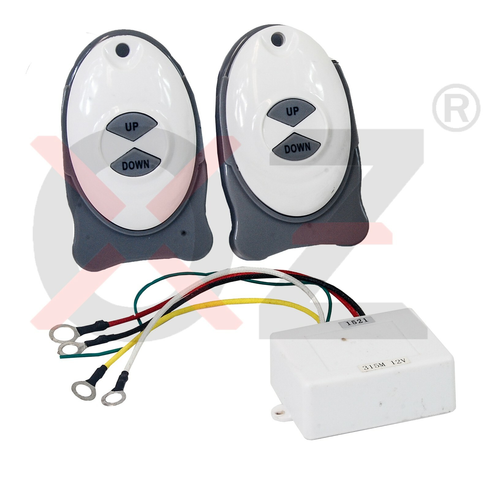 Anchor remote windlass wireless switch boat sail trim controller boston whaler