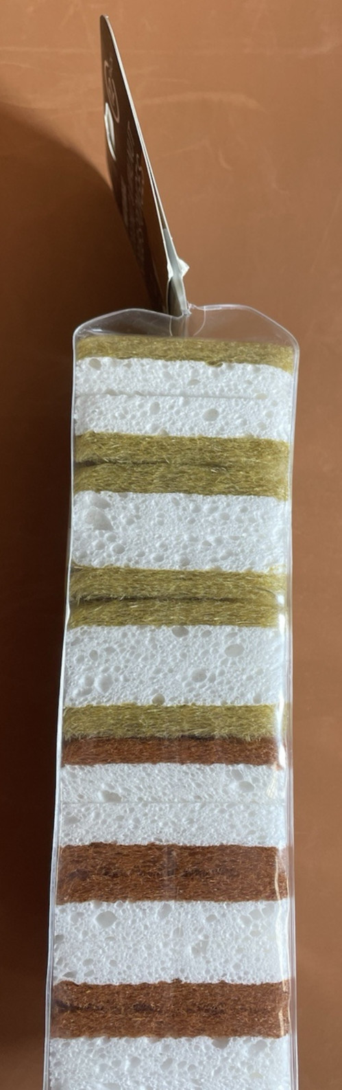 Coconut & Walnut Scrub Sponges 12 Pack Biodegradable Compostable NEW