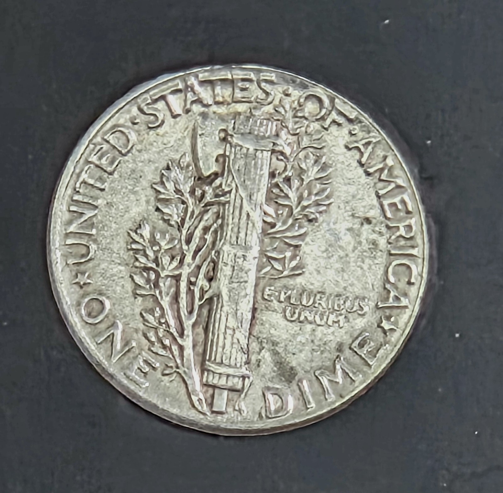 1944 P Mercury Dime 90% Silver ERROR IN COD WE TRUST XF