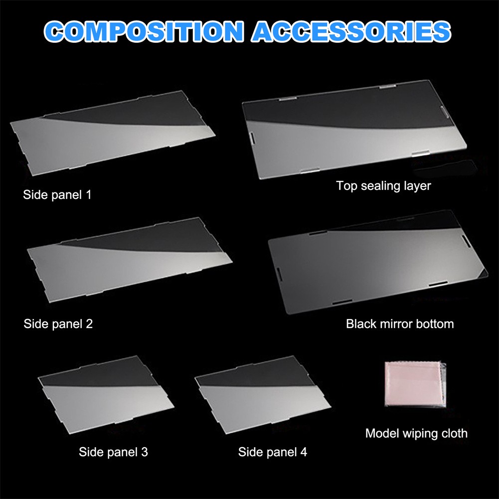 Acrylic Display Case For 1: 18 Model Car with Black Base Clear Storage Stand Box