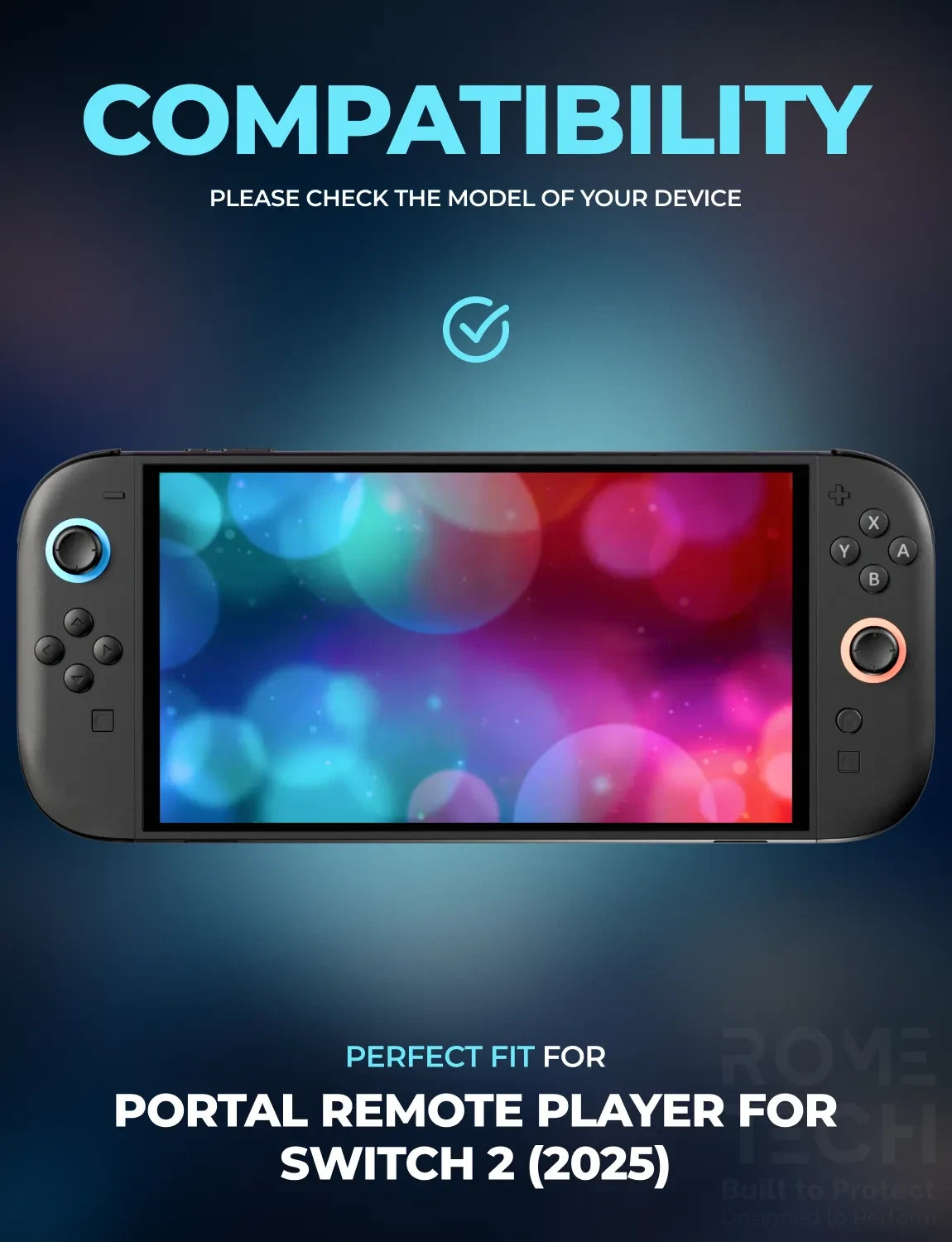 For Nintendo Switch 2 Tempered Glass Screen Protector With Plastic Frame
