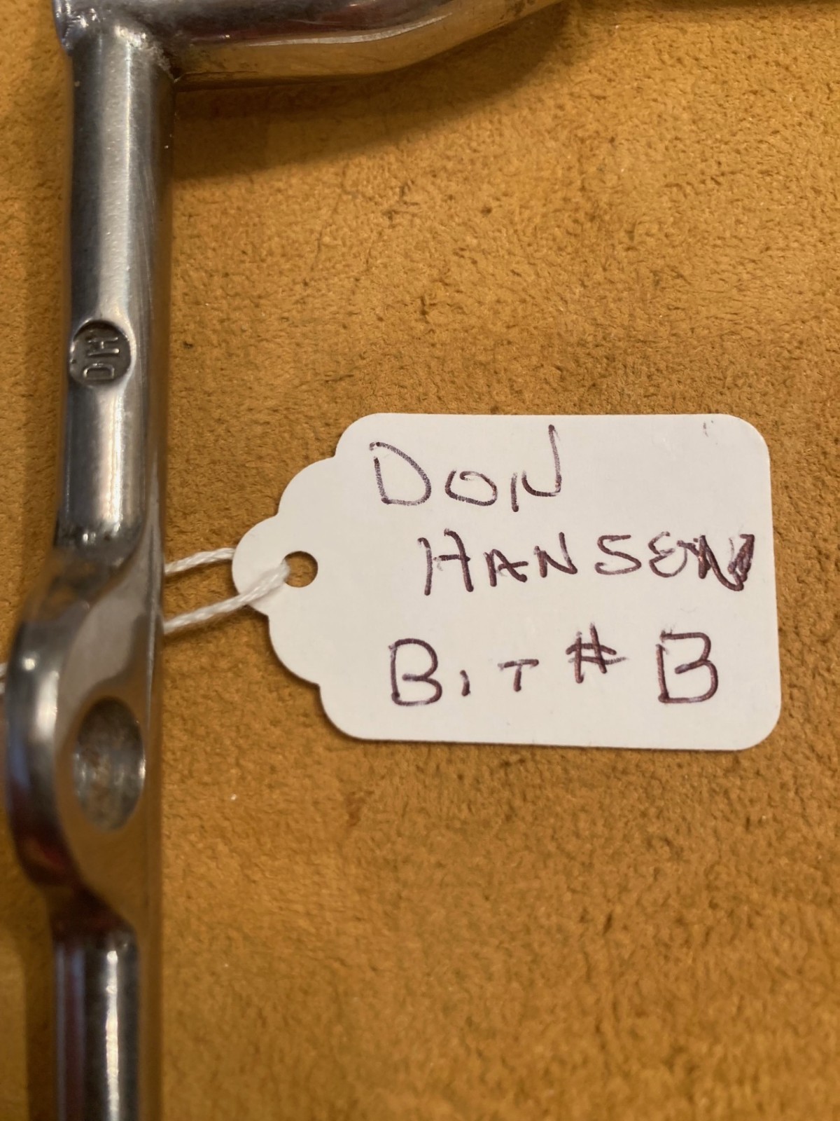 Don Hansen 5 English curb with copper roller