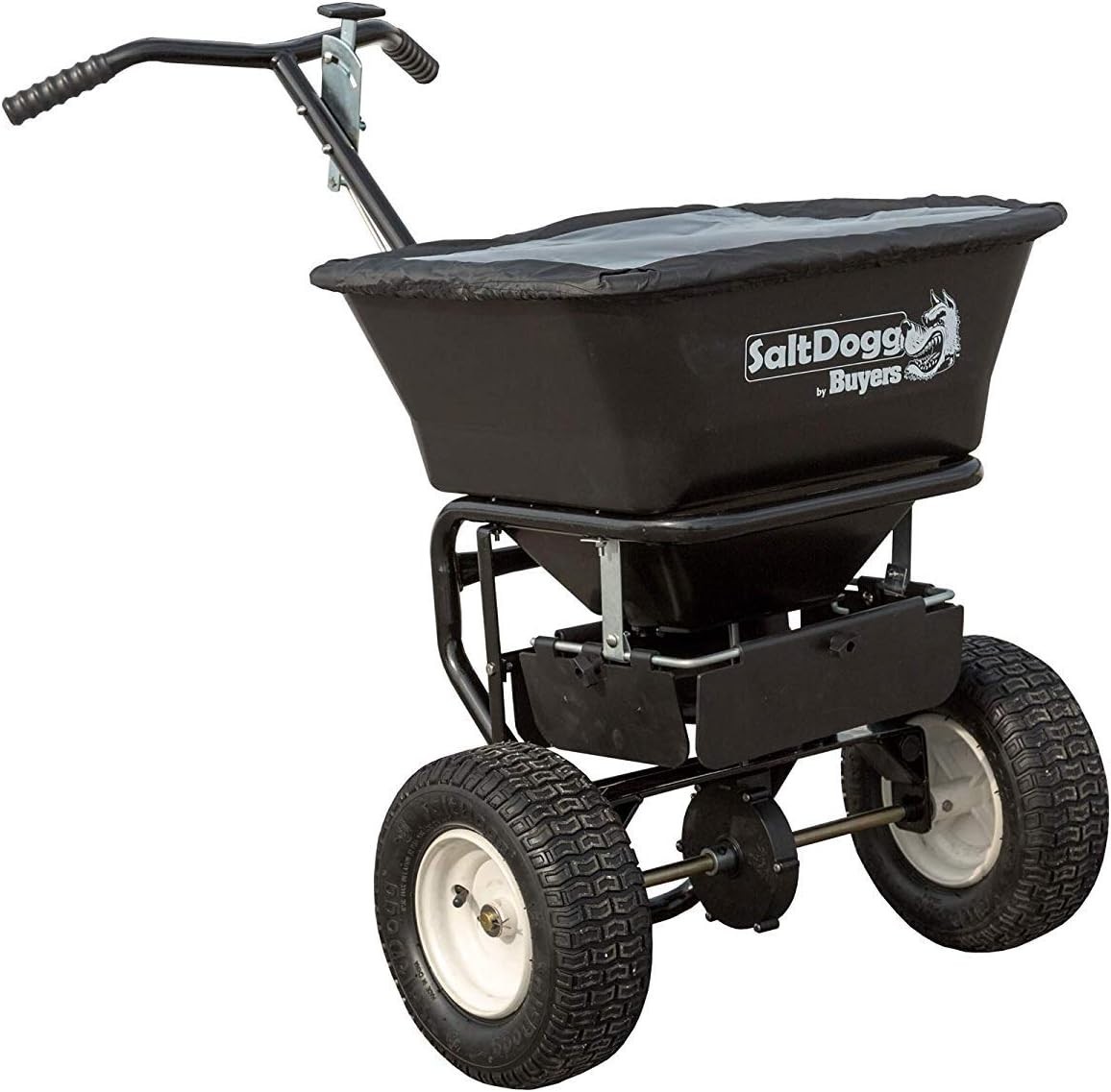 SaltDogg WB155BG Professional 100 lb Cap. Walk Behind Broadcast Salt Spreader