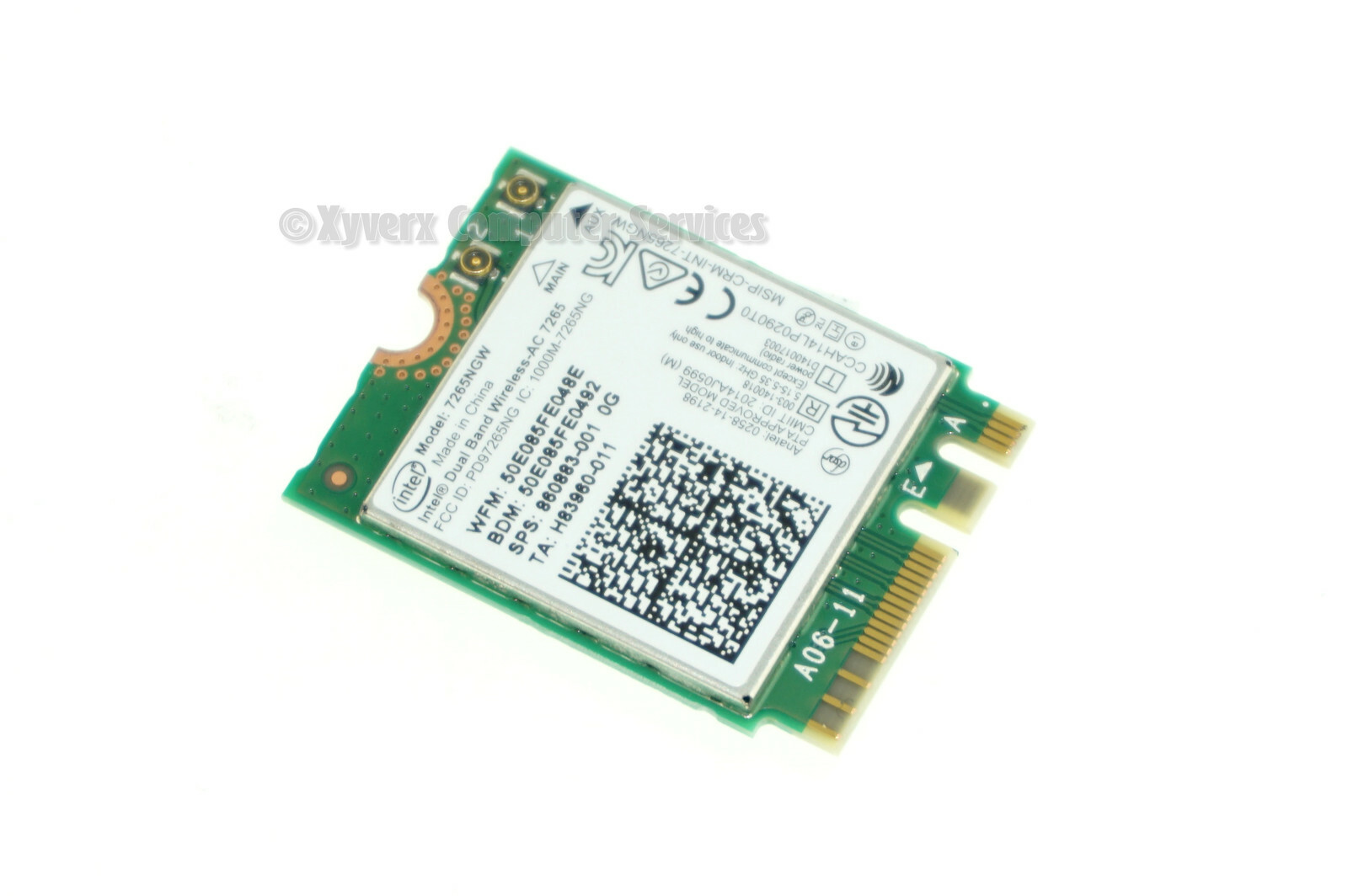 901229-855 7265NGW OEM HP WIRELESS BLUETOOTH CARD 15-DE0010NR (CA712-CB72)