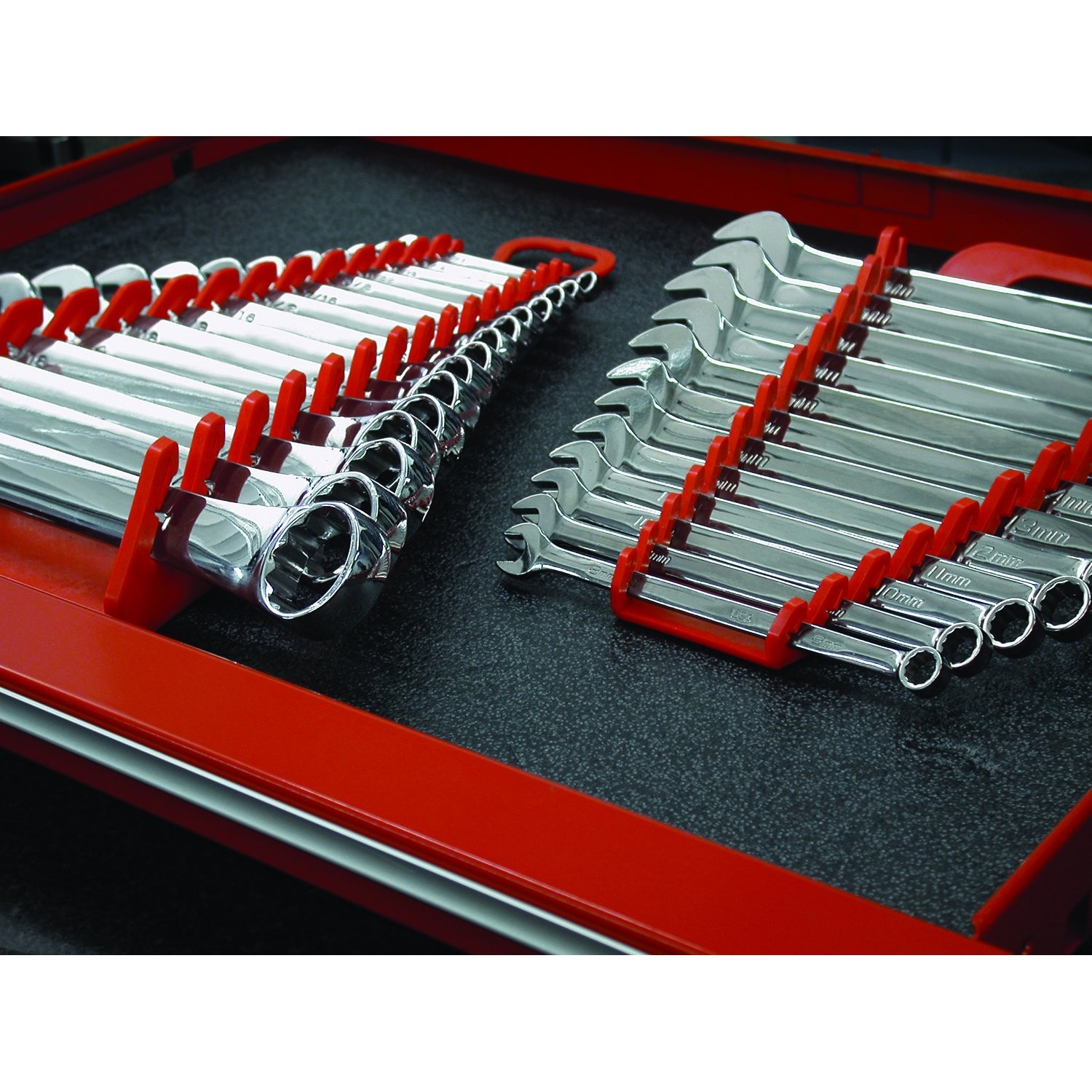 Gripper Wrench Organizer, 5 Tool, Black