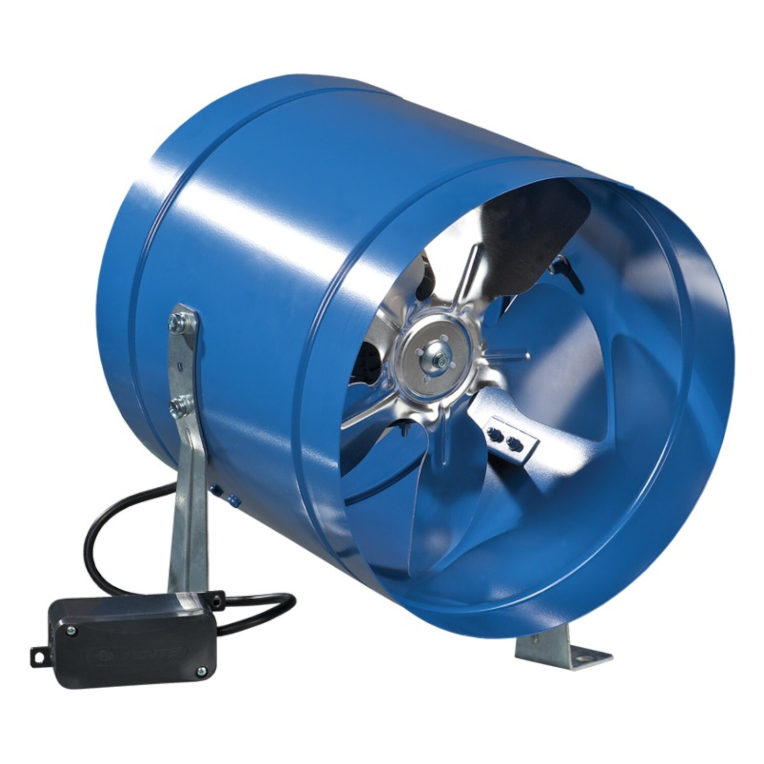 VENTS VKOM 250 250 mm Duct Fan Round Tube Ventilator IPX4 Blue Matt 70 W