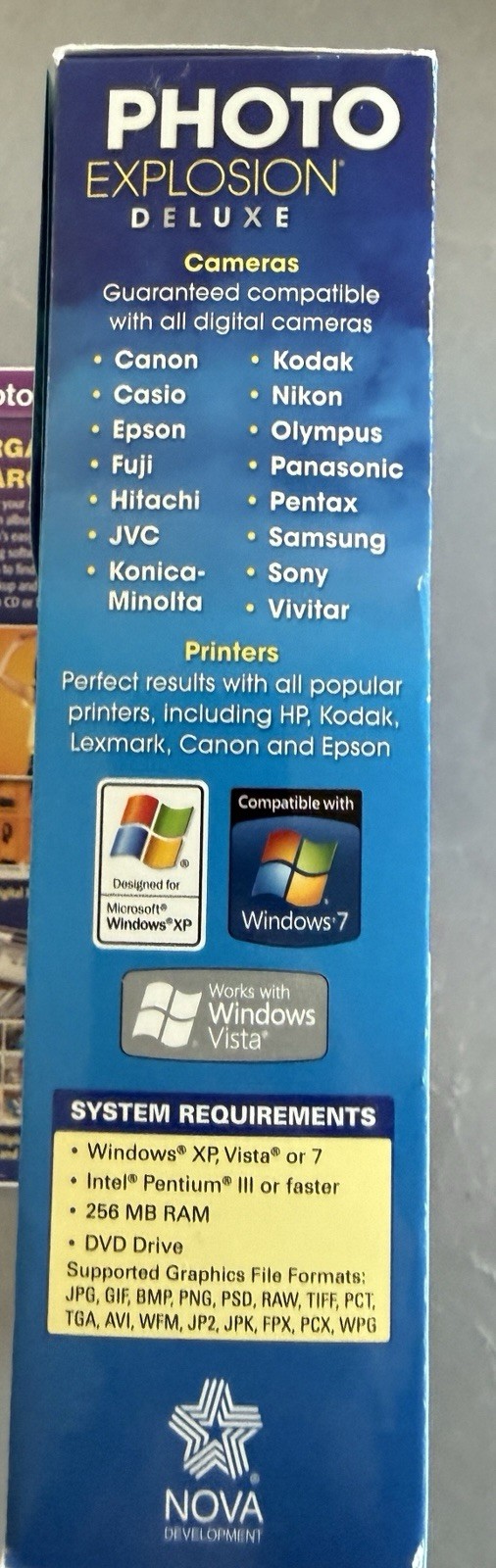 Nova Photo Explosion Deluxe Version 4, Complete Digital Photo Studio Never Used