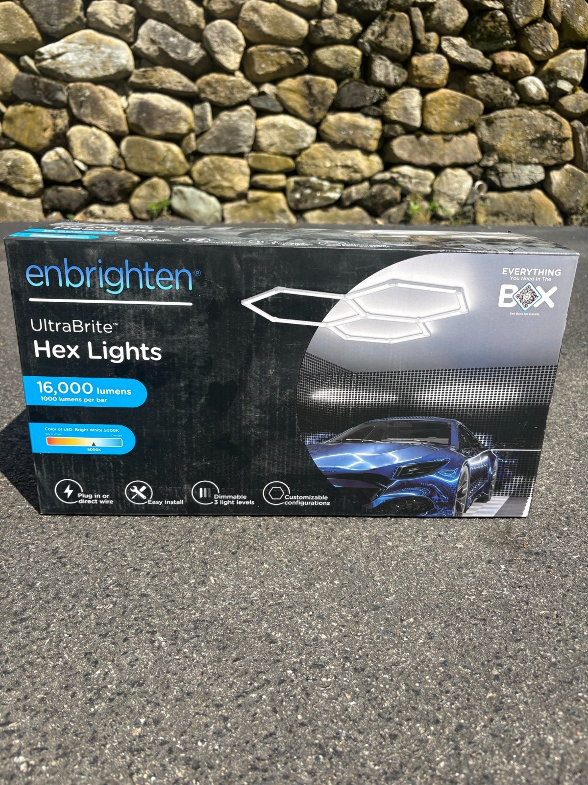 Enbrighten 85726-DK1 UltraBrite Hex Lights 16 Pack LED 5000K Dimmable White
