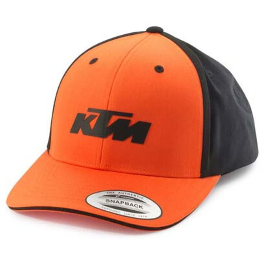 KTM Powerwear Mechanic Curved-Bill Hat - Black/Orange
