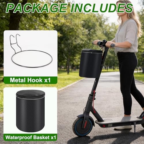 Scooter Waterproof Front Basket，Thickened Folding Bike Honeycomb Pattern