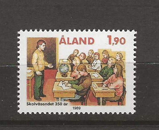 Aland Finland 1989 school system MNH (f36)