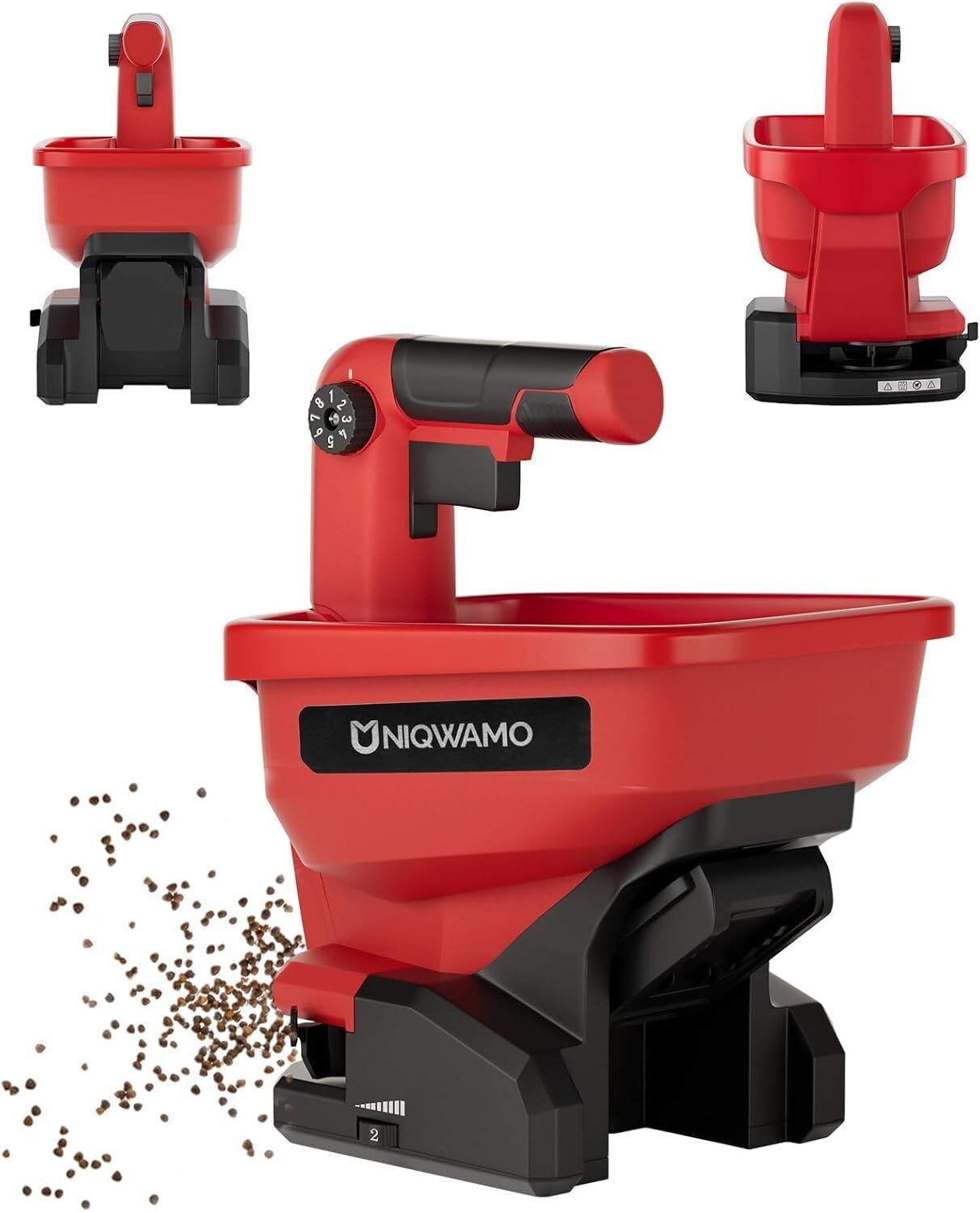 Handheld Grass Seed Spreader Compatible for Milwaukee 18V Li-ion Battery, Avail