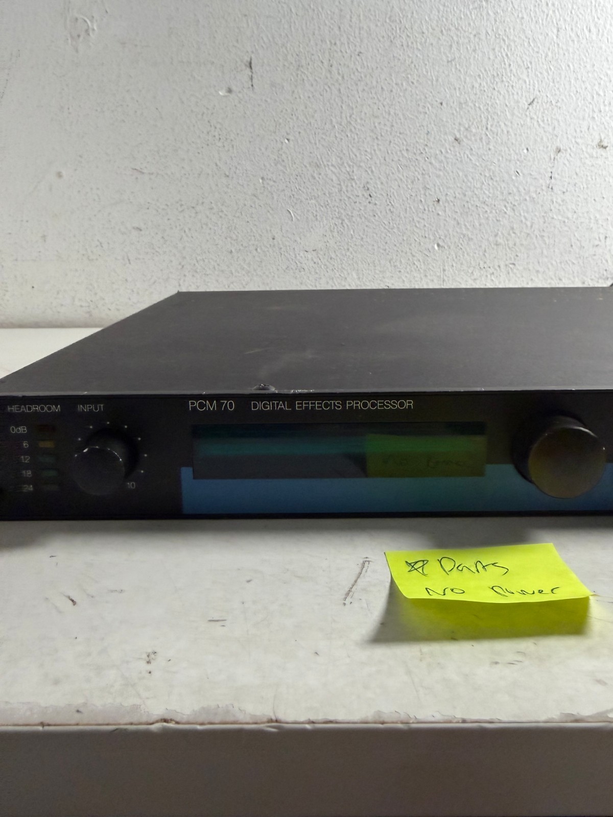Lexicon PCM 70 Black Rackmount Digital Multi-Effects Processor - For Parts