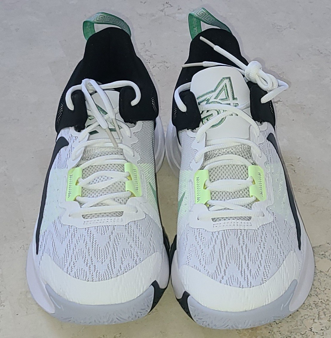 Size 10 - Nike Giannis Immortality 2 White Black Volt