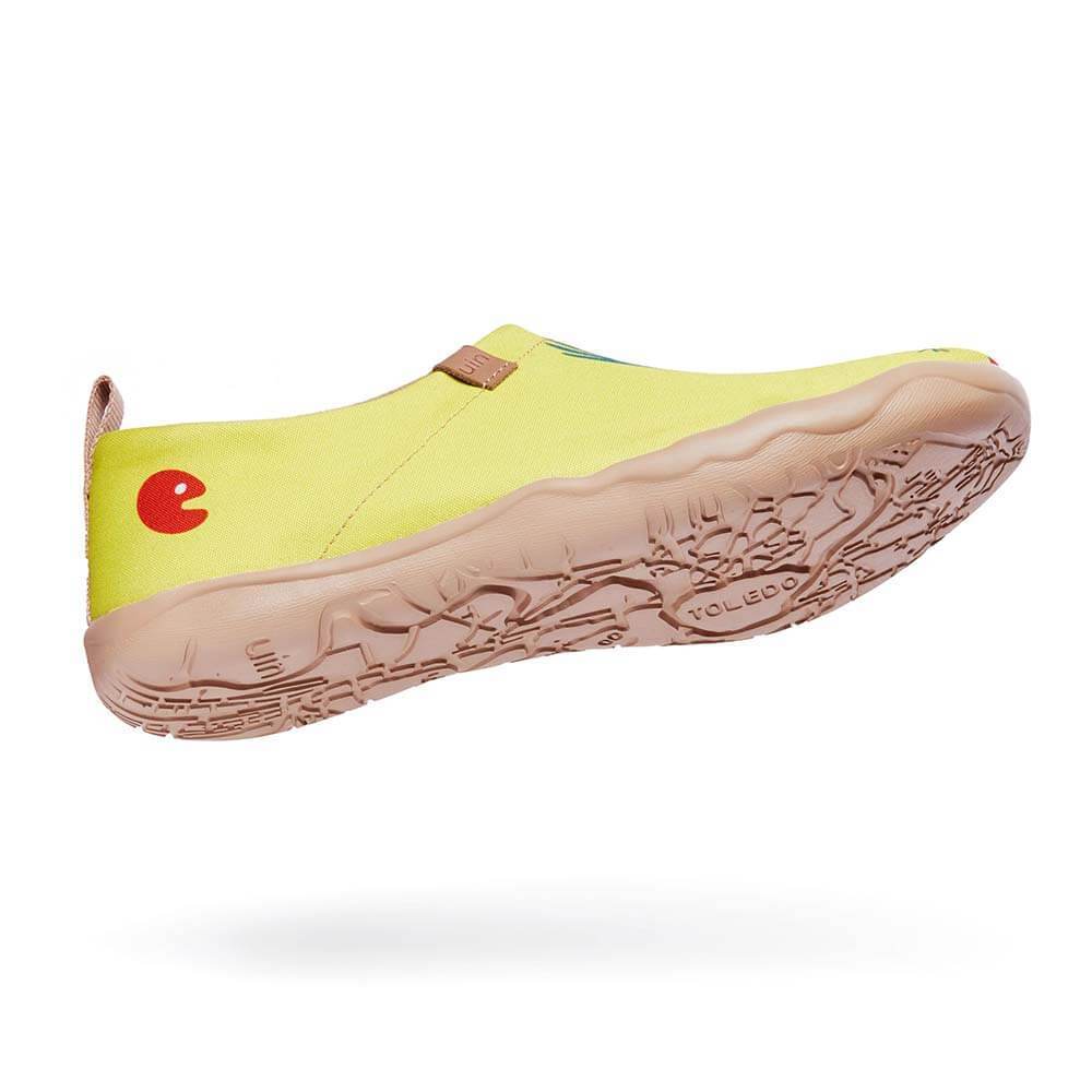 Women Size 5-10.5 UIN Slip On Shoes Canvas Comfortable Loafers "Hands of nature"