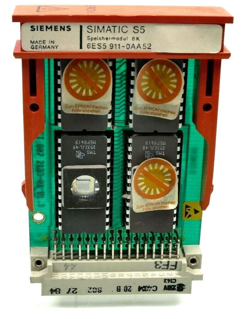 Siemens SIMATIC S5 Speichermodul 8K | 6ES5 911-0AA52 | 6ES5911-0AA52