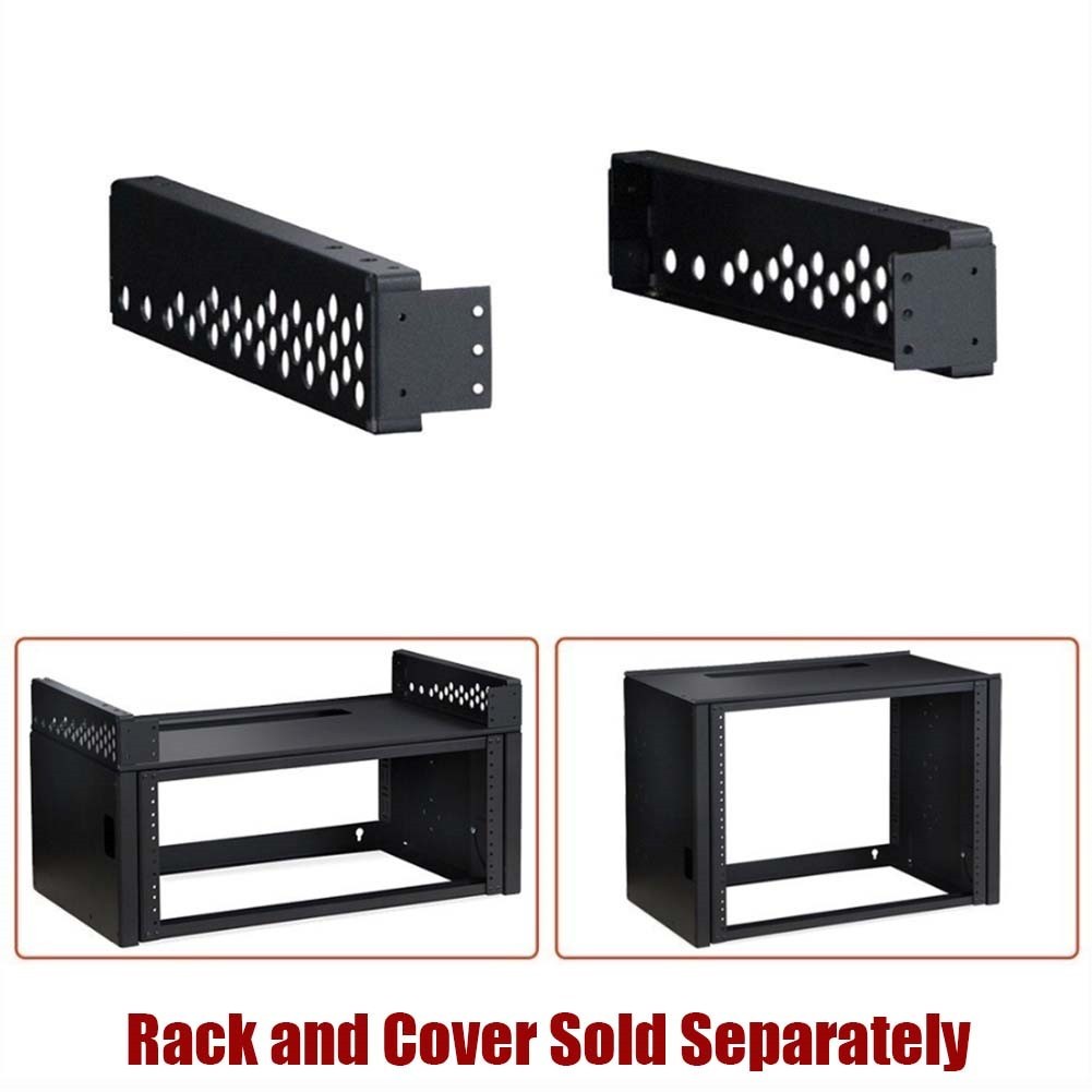 Pivot Frame Brackets for Extra 1U Space Top Bottom of 4U & 8U Wall Mount Rack