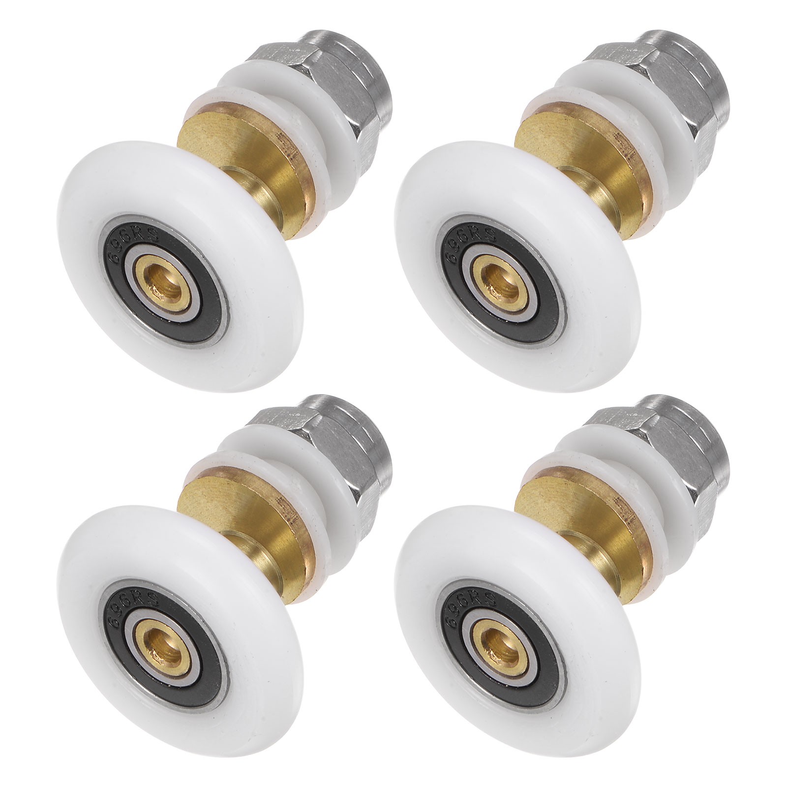 Shower Door Roller Wheel 27mm Bathroom Glass Sliding Door Runner 4pcs