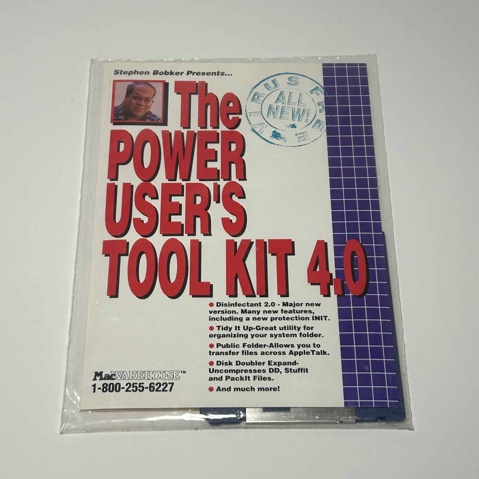 Floppy Disk Steven Bobker Presents The Power User's Tool Kit 4.0 Mac NEW
