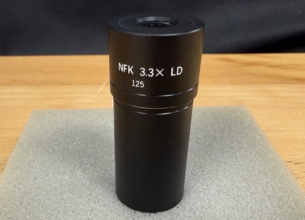 Olympus Microscope Eyepiece NFK 3.3X LD 125 Photo Throat Relay Lens - Excellent!