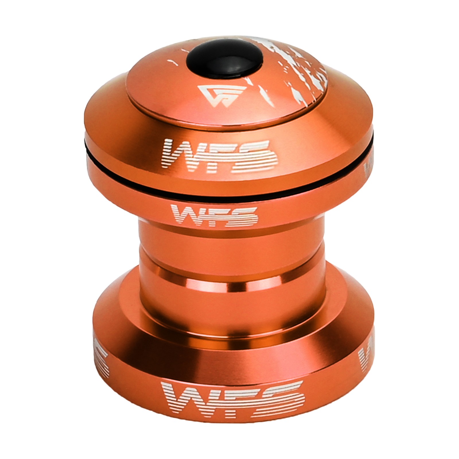WFS NV.28 1 Inch CNC Alloy Threadless Headset with Top Cap , Orange