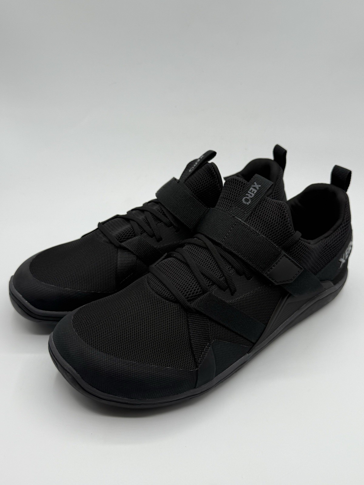 XERO Forza Trainer Men's Black Minimalist Barefoot Hiit Lifting Training Shoes