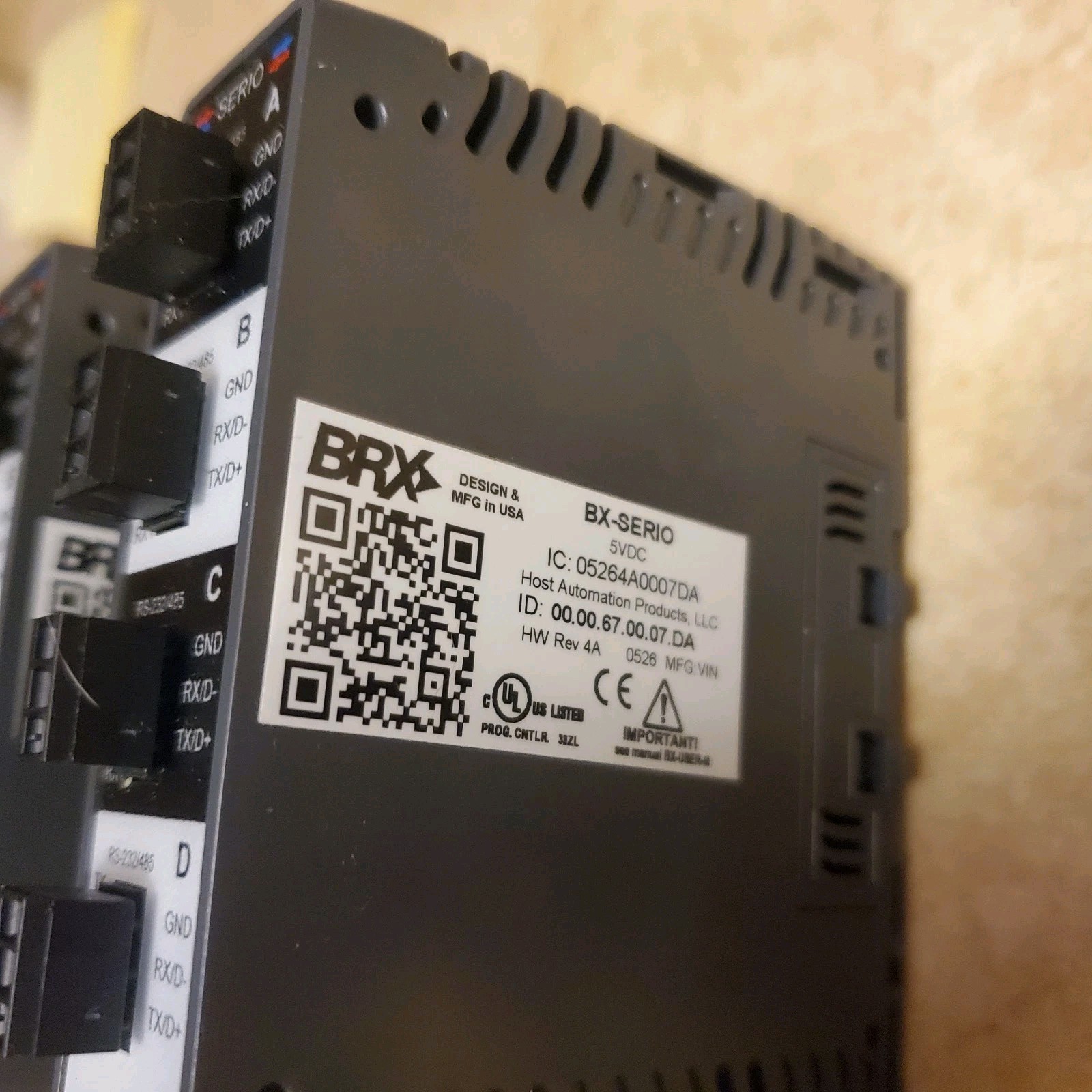 New open box BX-SERIO-4 BRX PLCs communication module Modbus RTU ASCII