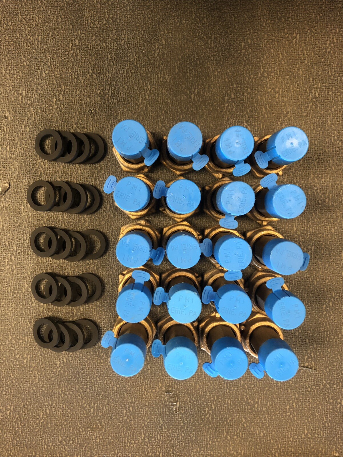 (10-Sets 20 Total) 1/2 Tailpiece Water Meter Coupling Lead Free With Gasket