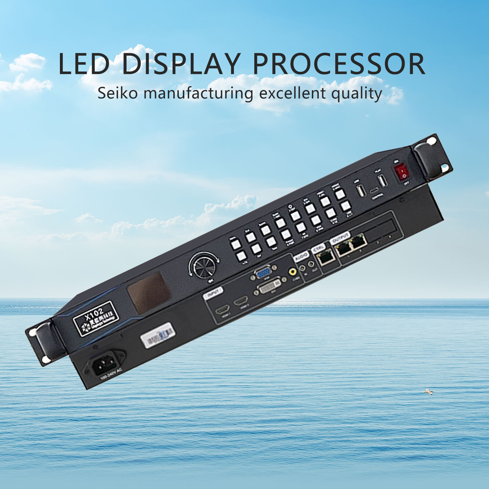 LED Video Processor Controller 1.3MP 720P Resolution for Indoor Outdoor LED Wall