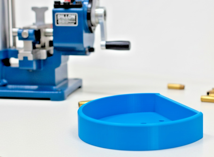 Large Capacity Dillon Bullet Tray & Bracket Holder Adapter Arm - Blue - NEW