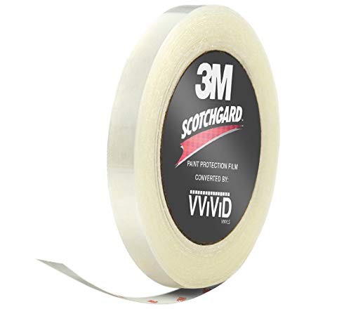 3M Clear Paint Surface Protection Vinyl Wrap .5 Inch Wide .5" x 84",