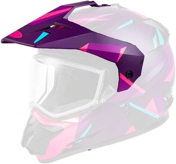VISOR W/SCREWS RIPCORD MATTE PURPLE/PINK GM-11S