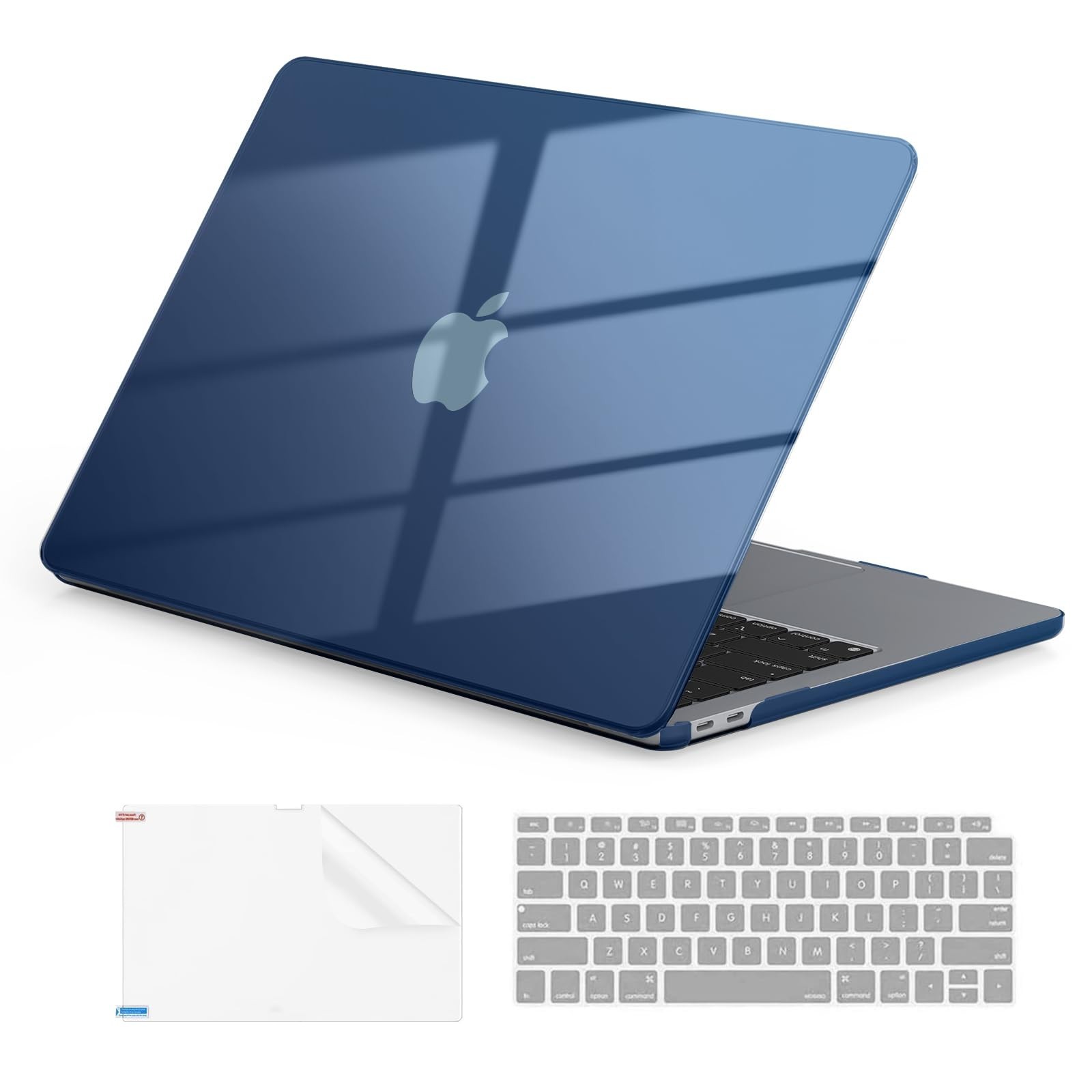 Ultra Thin Transparent Hard Case for MacBook Air 13.3" with Keyboard & Screen Pr