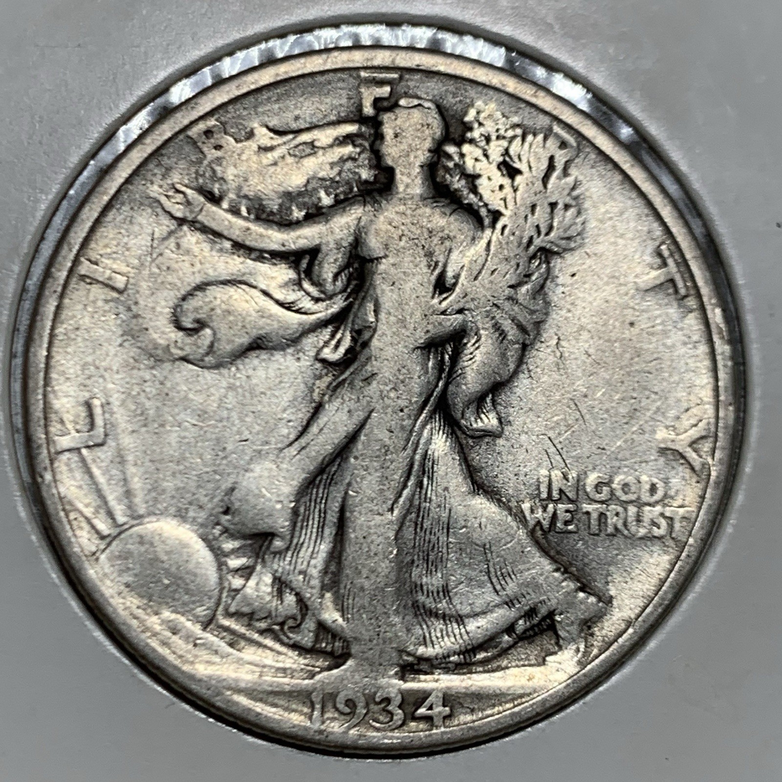 1934-D Walking Liberty Half Dollar Nice Circulated Condition
