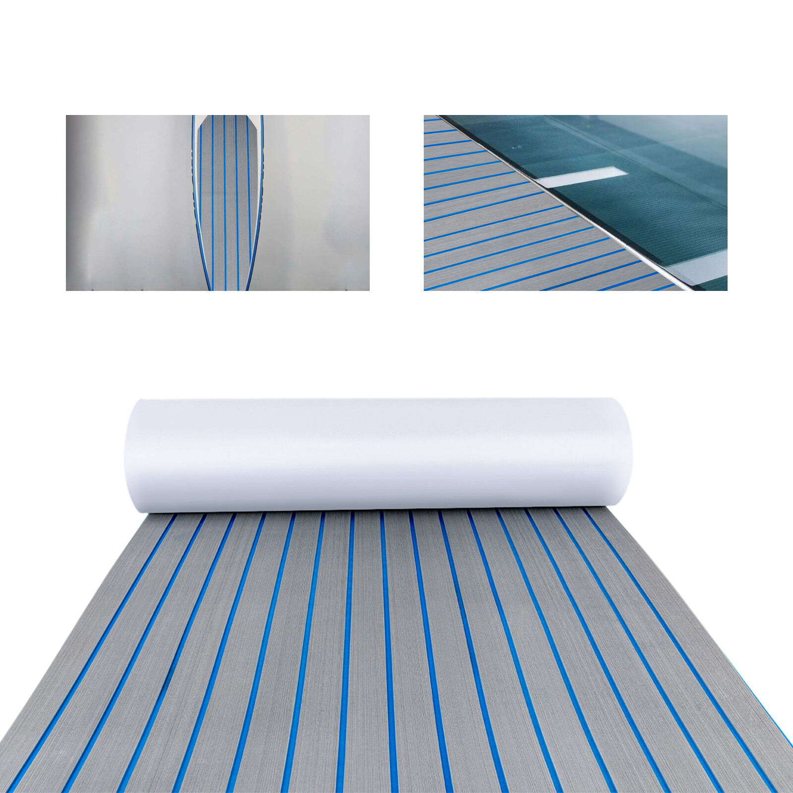 95*35" EVA Foam Faux Teak Boat Decking Sheet Sea Deck Marine Yacht Boat Flooring