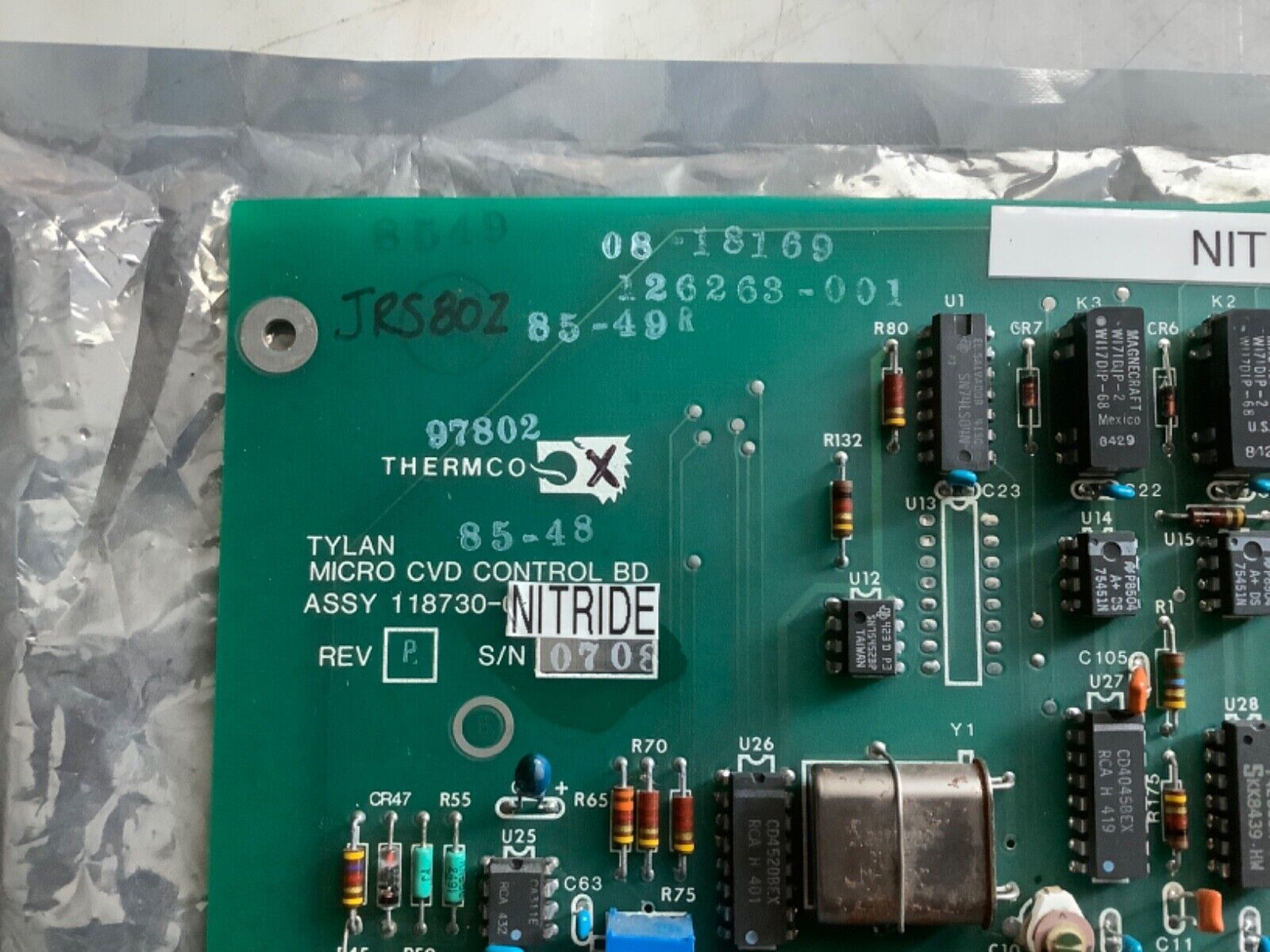 TYLAN 118730 -010 MICRO CVD CONTROL BD NITRIDE