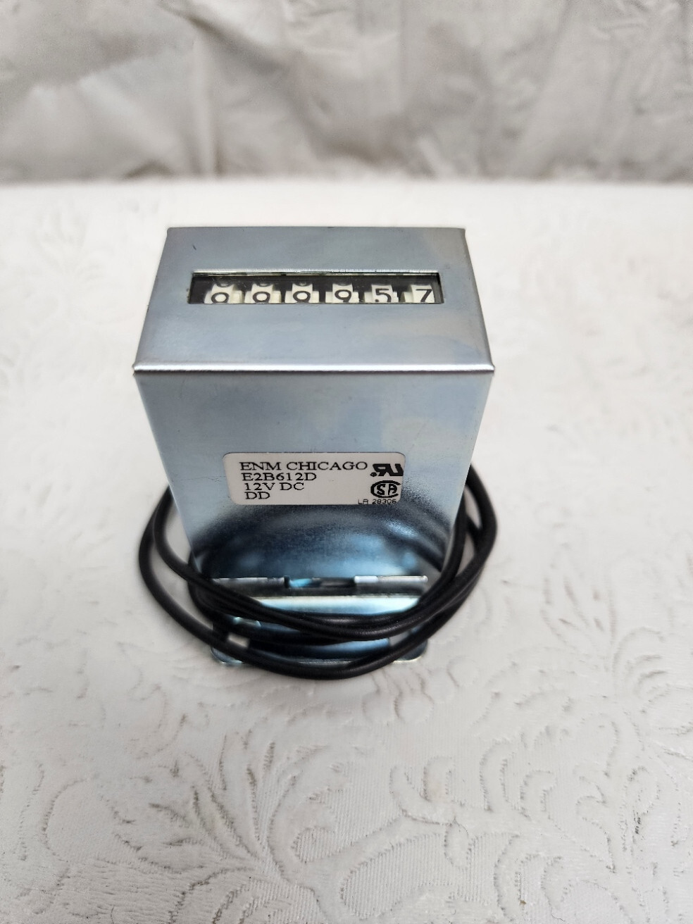 ENM Chicago E2B612D  12V DC  Ad Counter NEW 6 Digit