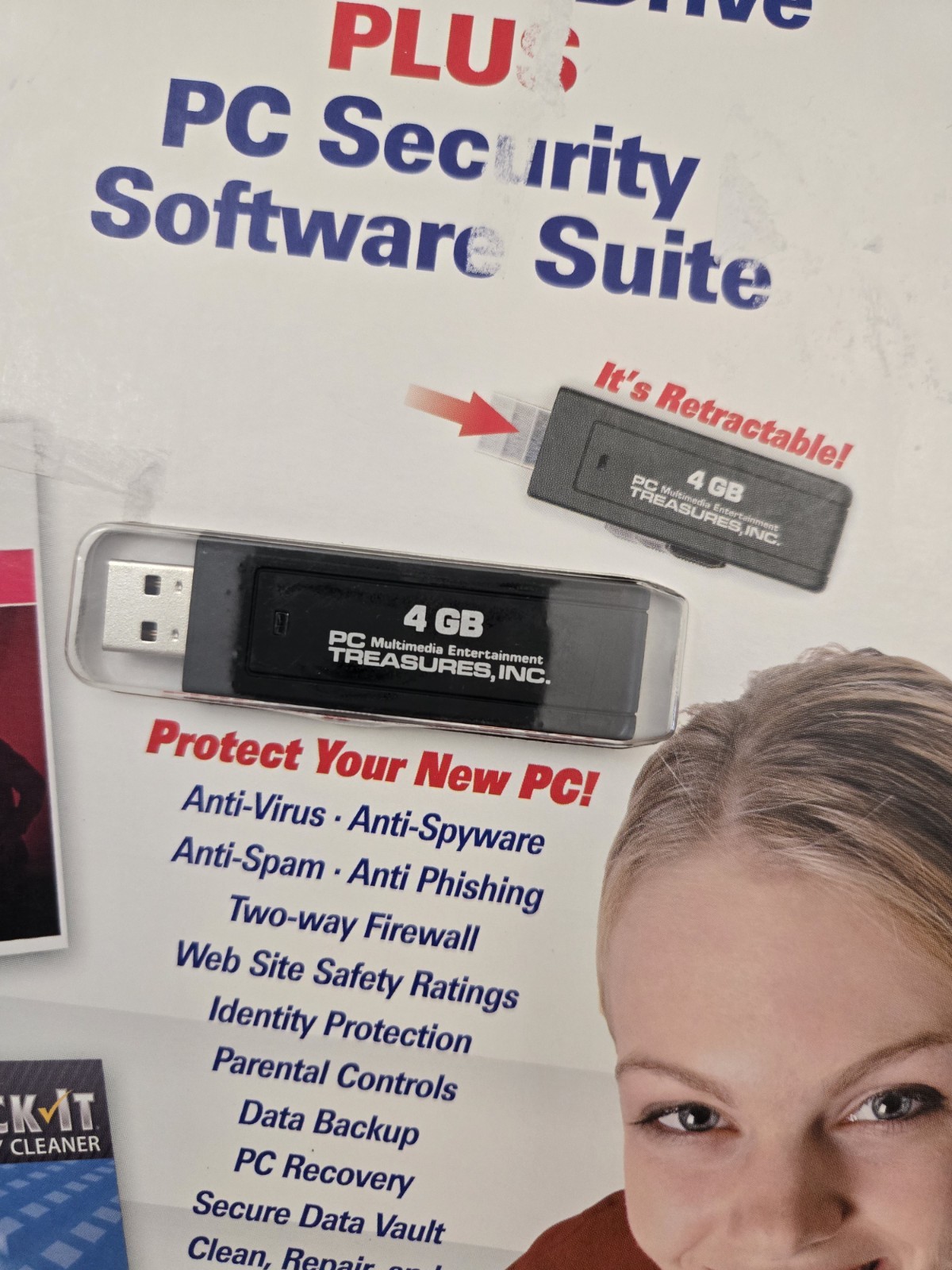 Pc Security Software Suite 4GB Reusable USB DRIVE PLUS