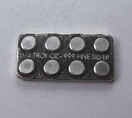 MPM Monarch Precious Metals 1/4 Quarter Troy oz .999 Fine Silver Building Blocks