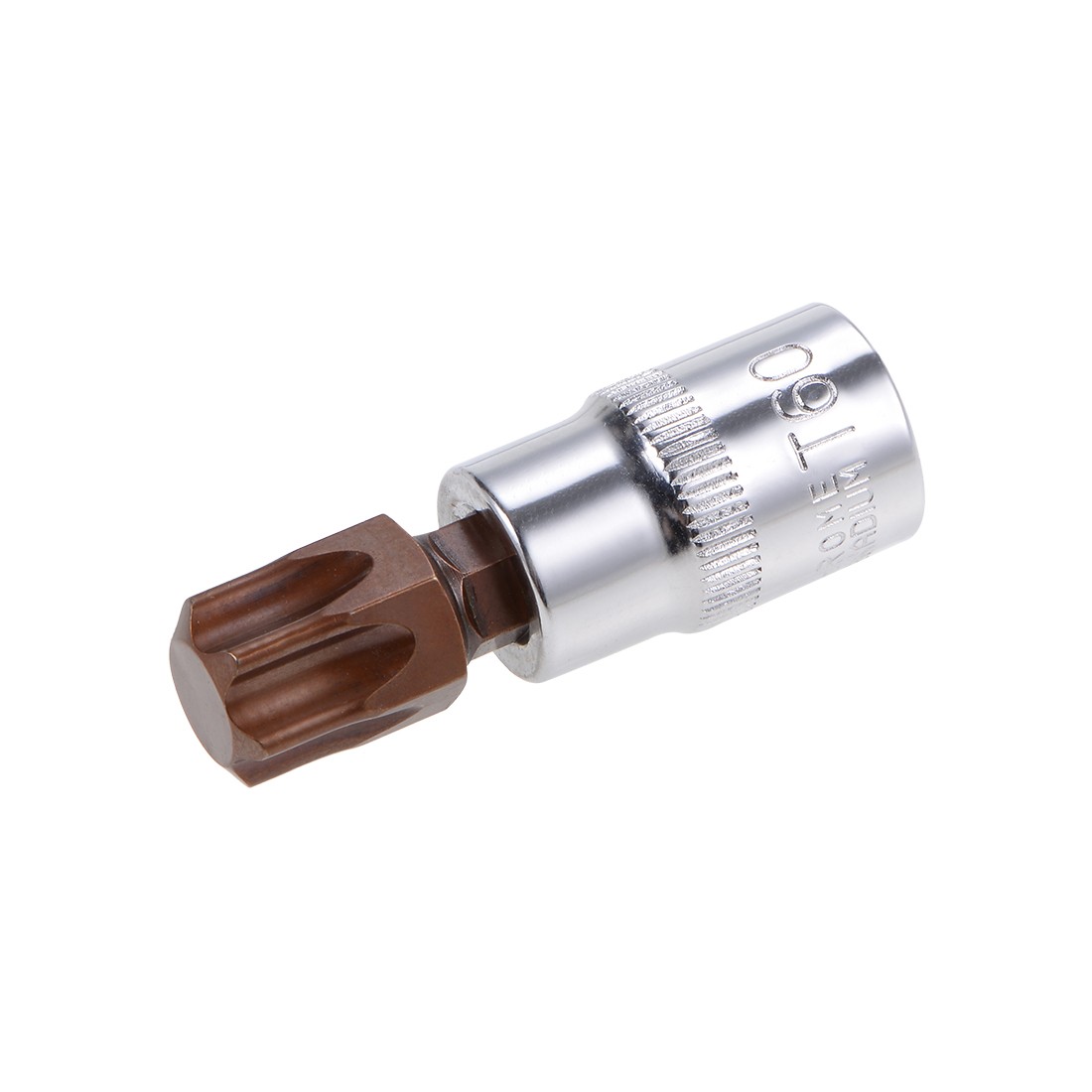 3/8-Inch Drive Bit Socket Torx T60 S2 Steel 48mm Length