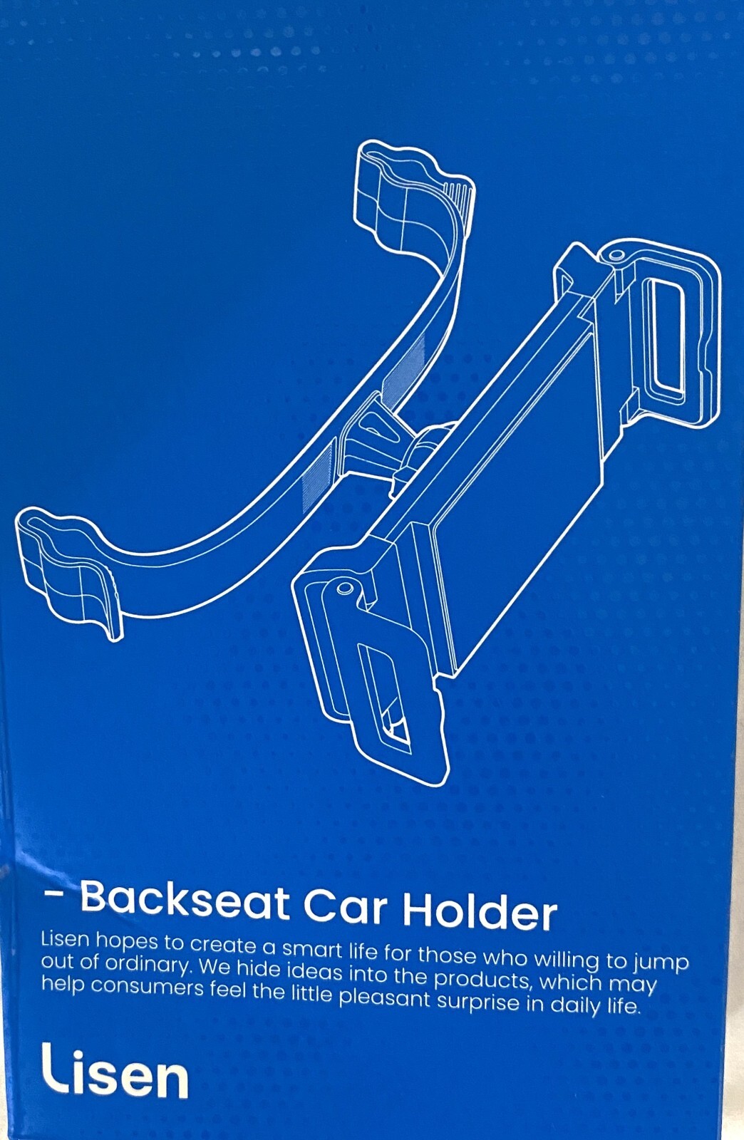 LISEN Tablet iPad Headrest Mount Black