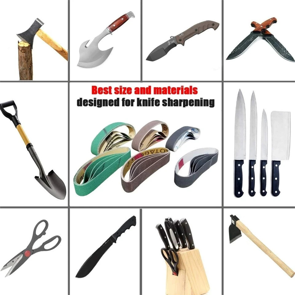 24New Replacement Belt Kit For Work Sharp Knife Tool Sharpener Ken Onion Edition